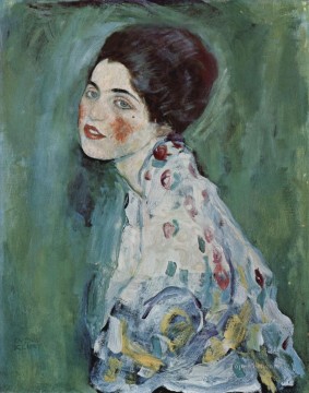 symbolism Painting - Portrateiner Dame Symbolism Gustav Klimt